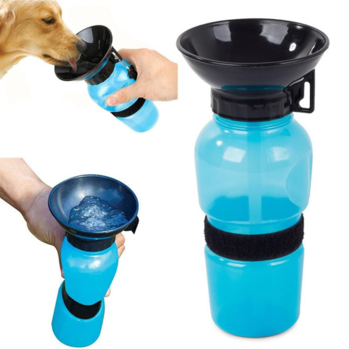 Gourde pour Chien PARENCE avec Bol Intégré – Hydratation Facile et Pratique en Déplacement