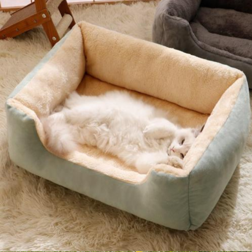 Panier  pour Chat et Petit Chien – Confort Douillet et Design Élégant