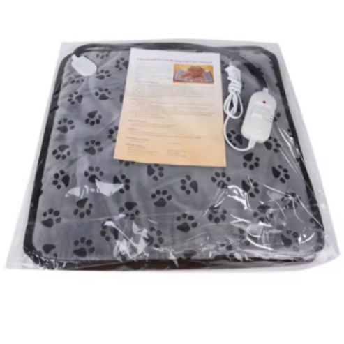 Tapis Chauffant Électrique pour Animaux de Compagnie – Coussin Chauffant Étanche à Température Réglable avec Minuterie – Fourniture de Couchage pour Chiens et Chats