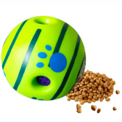 Balle Giggle Interactive pour Animaux de Compagnie – Jouet d'Entraînement au QI avec Son Amusant – Roulé ou Secoué – Fournitures pour Chien et Chat