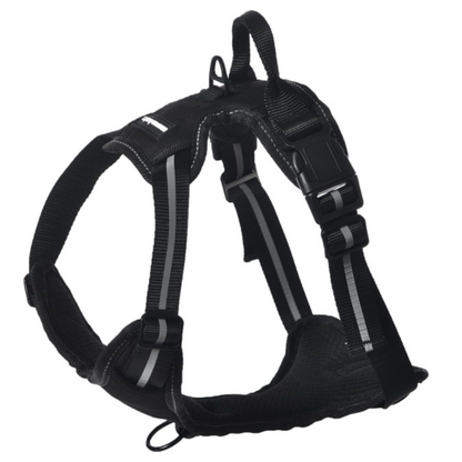 Harnais pour chien sans traction, réglable et rembourré avec bandes réfléchissantes